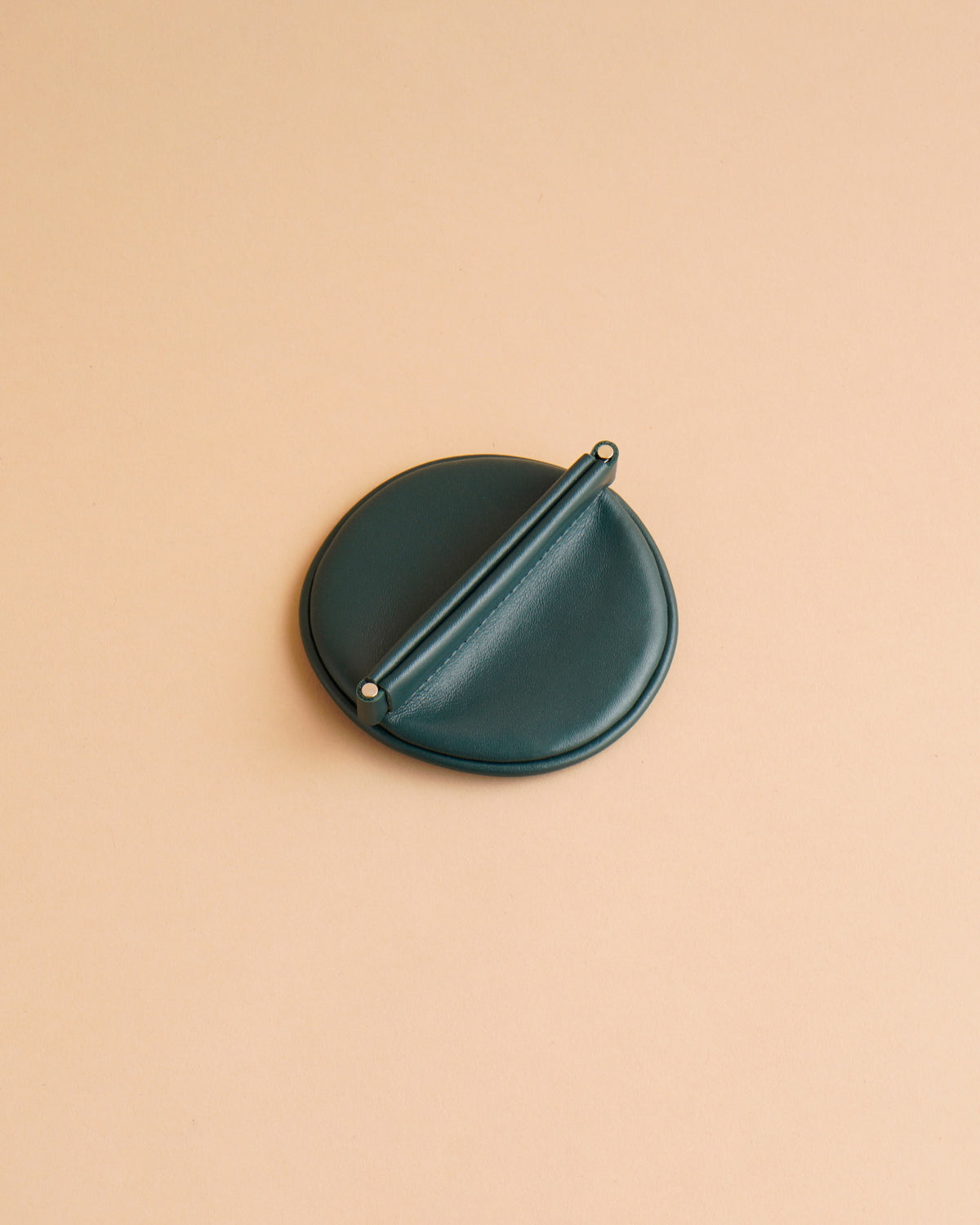 Round Coin Case - Green