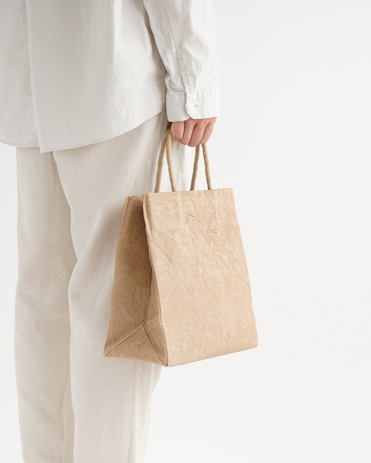 Paper Leather Tote Bag - M
