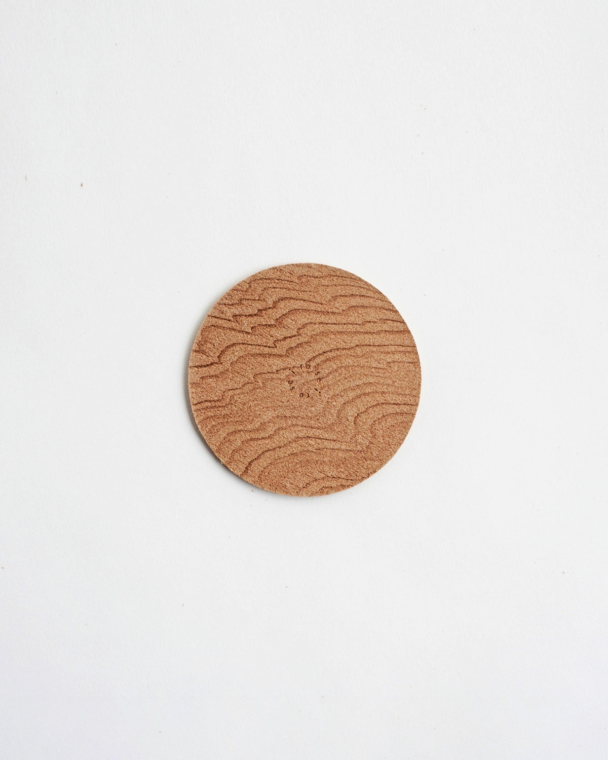 Wood Leather Coaster