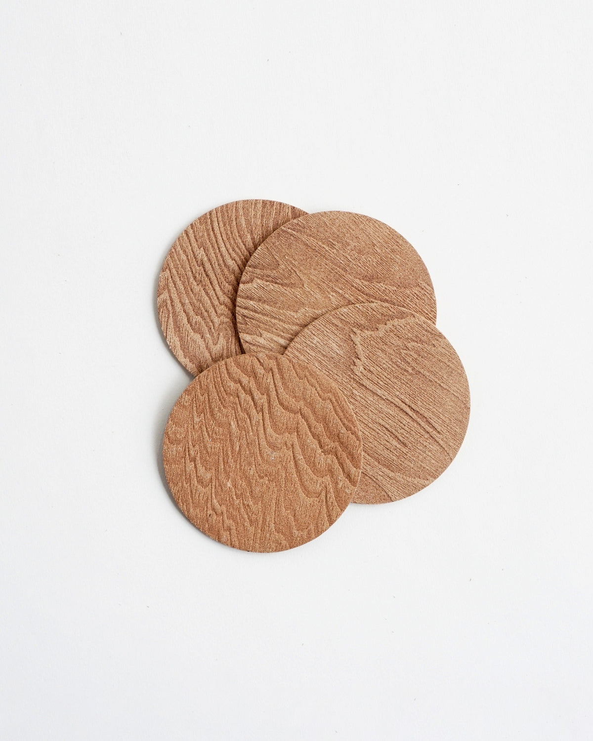 Wood Leather Coaster