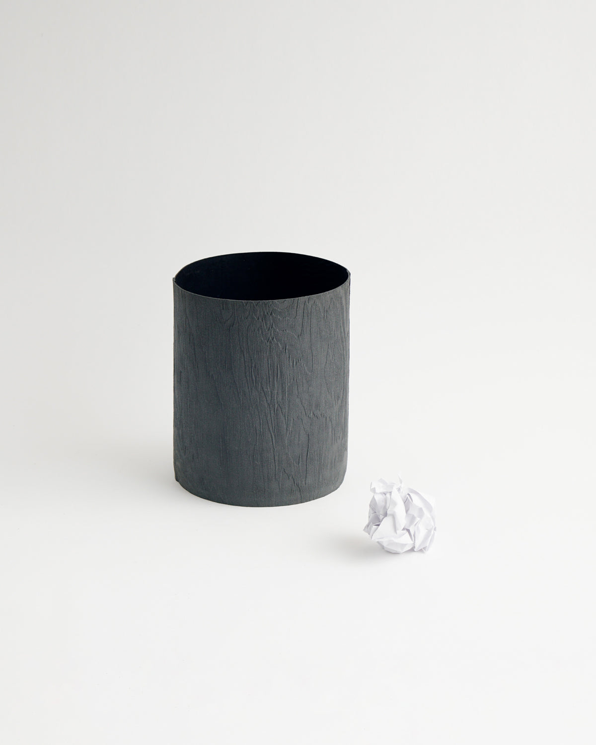 Ashwood Leather Wastebasket