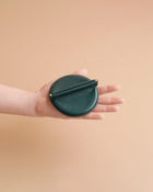 Round Coin Case - Green