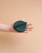 Round Coin Case - Green