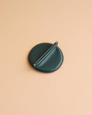 Round Coin Case - Green