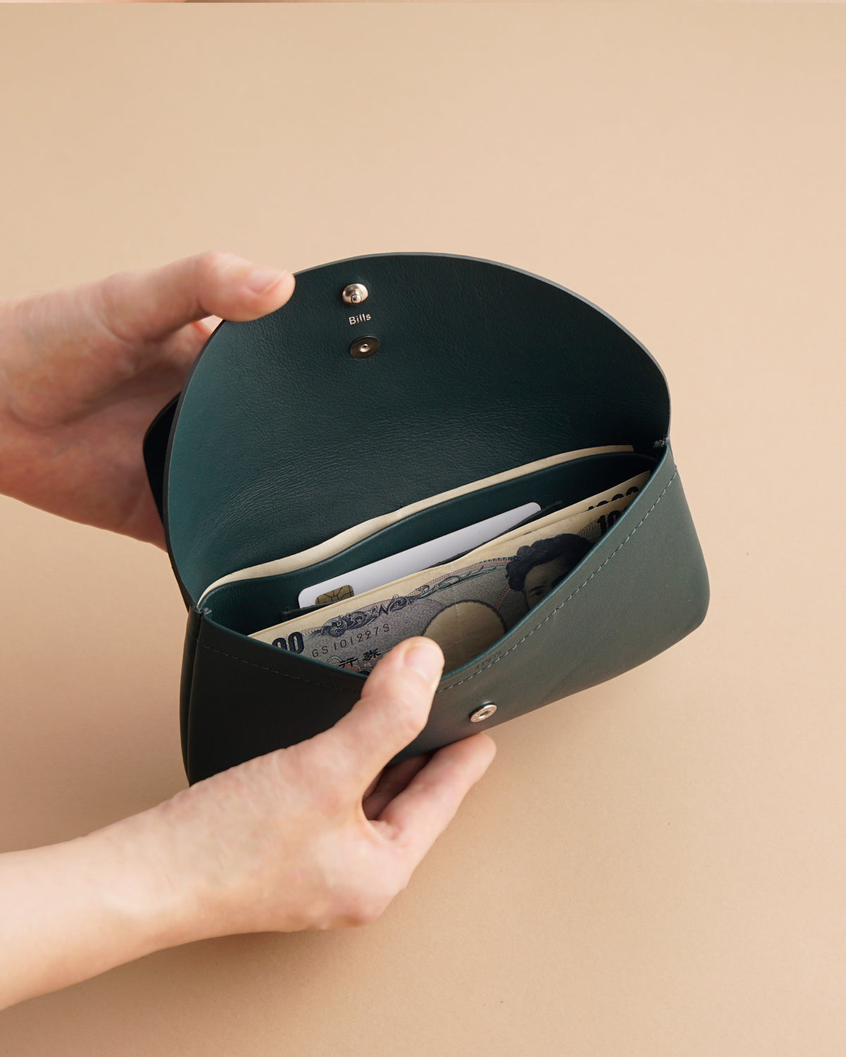 Fold Long Wallet - Green