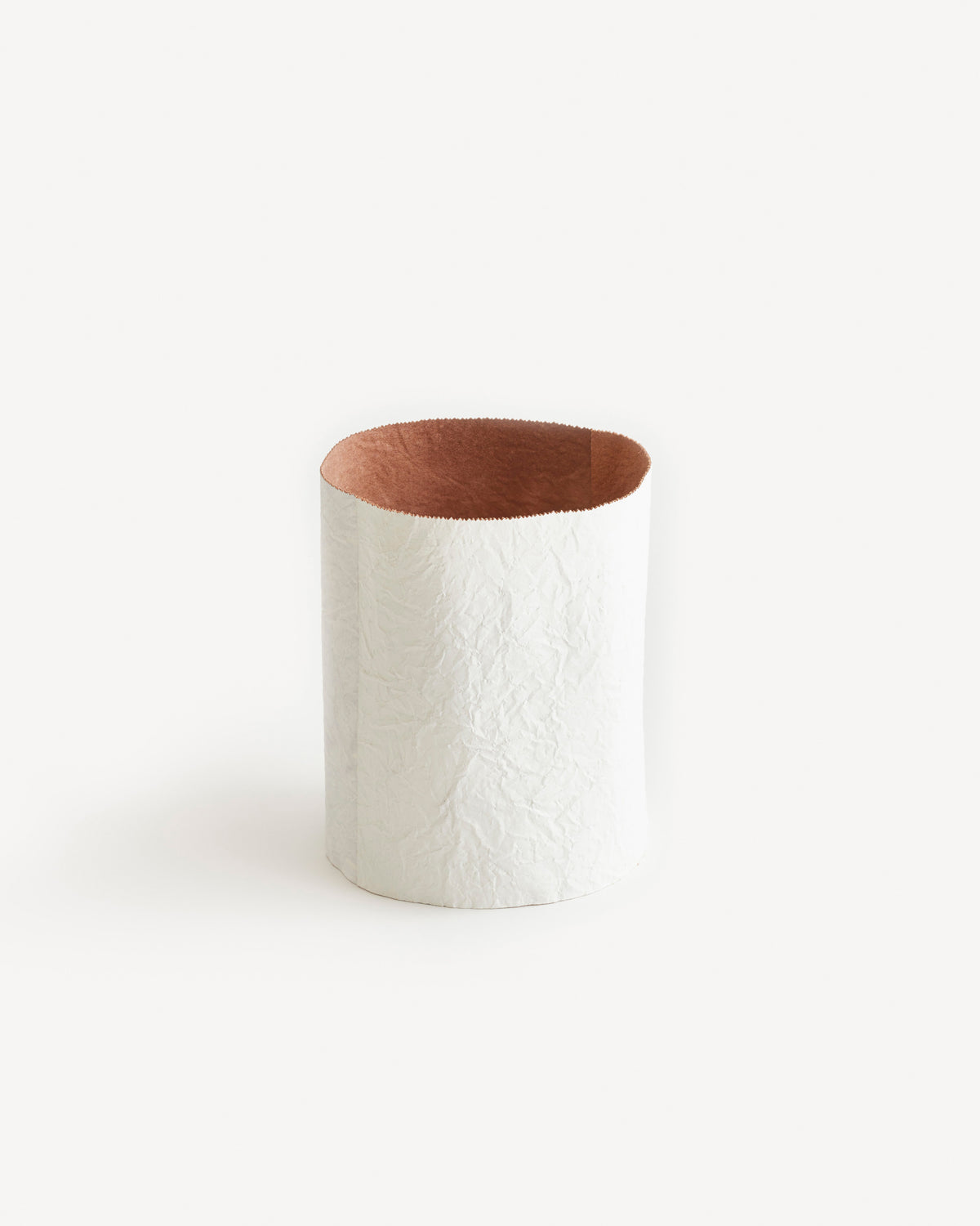 Paper Leather Wastebasket