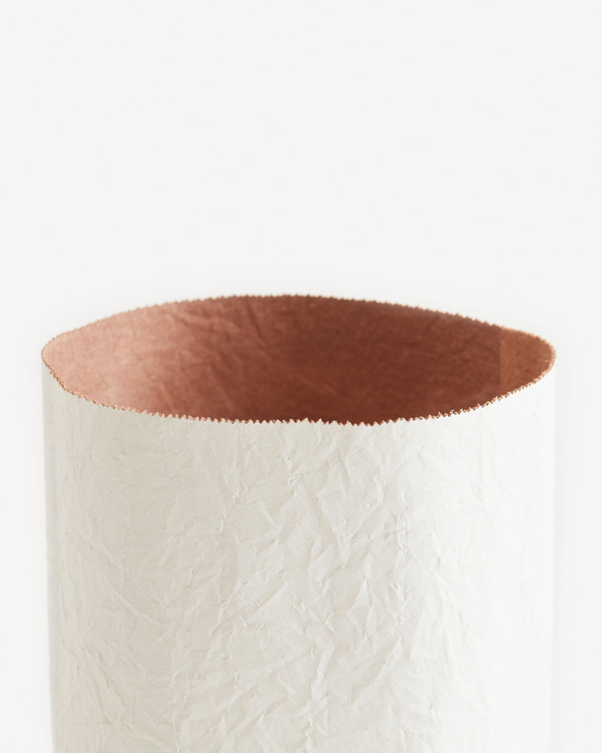 Paper Leather Wastebasket