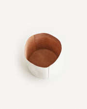 Paper Leather Wastebasket