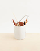 Paper Leather Wastebasket