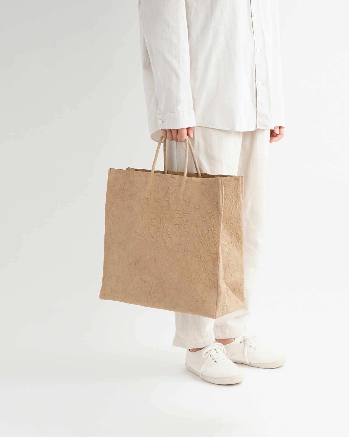 Paper Leather Tote Bag - L