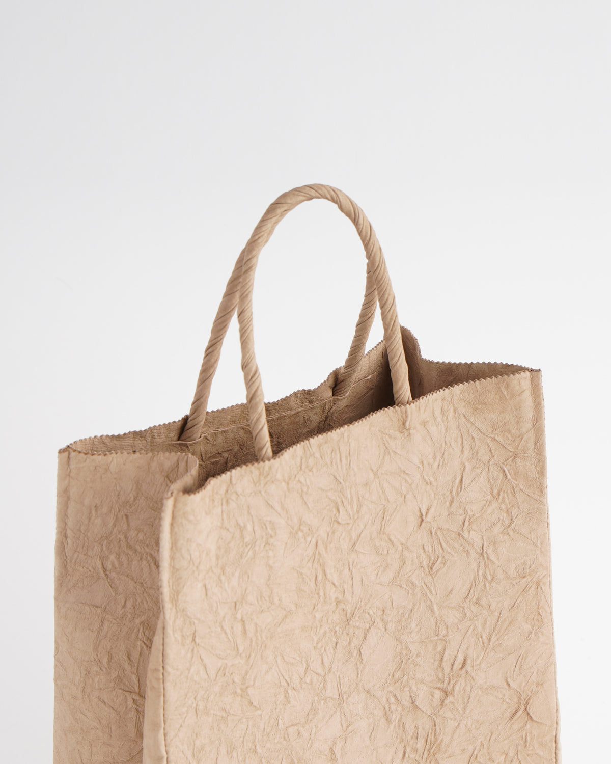 Paper Leather Tote Bag - M
