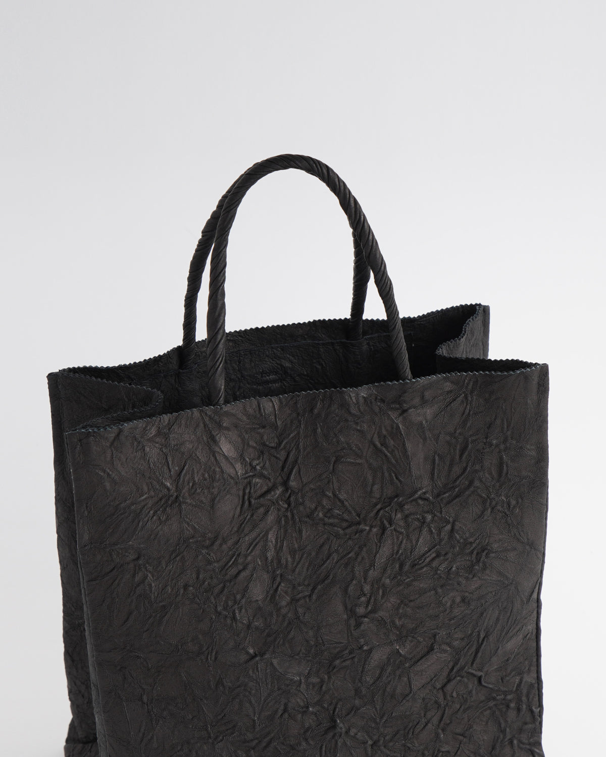 Paper Leather Tote Bag - M