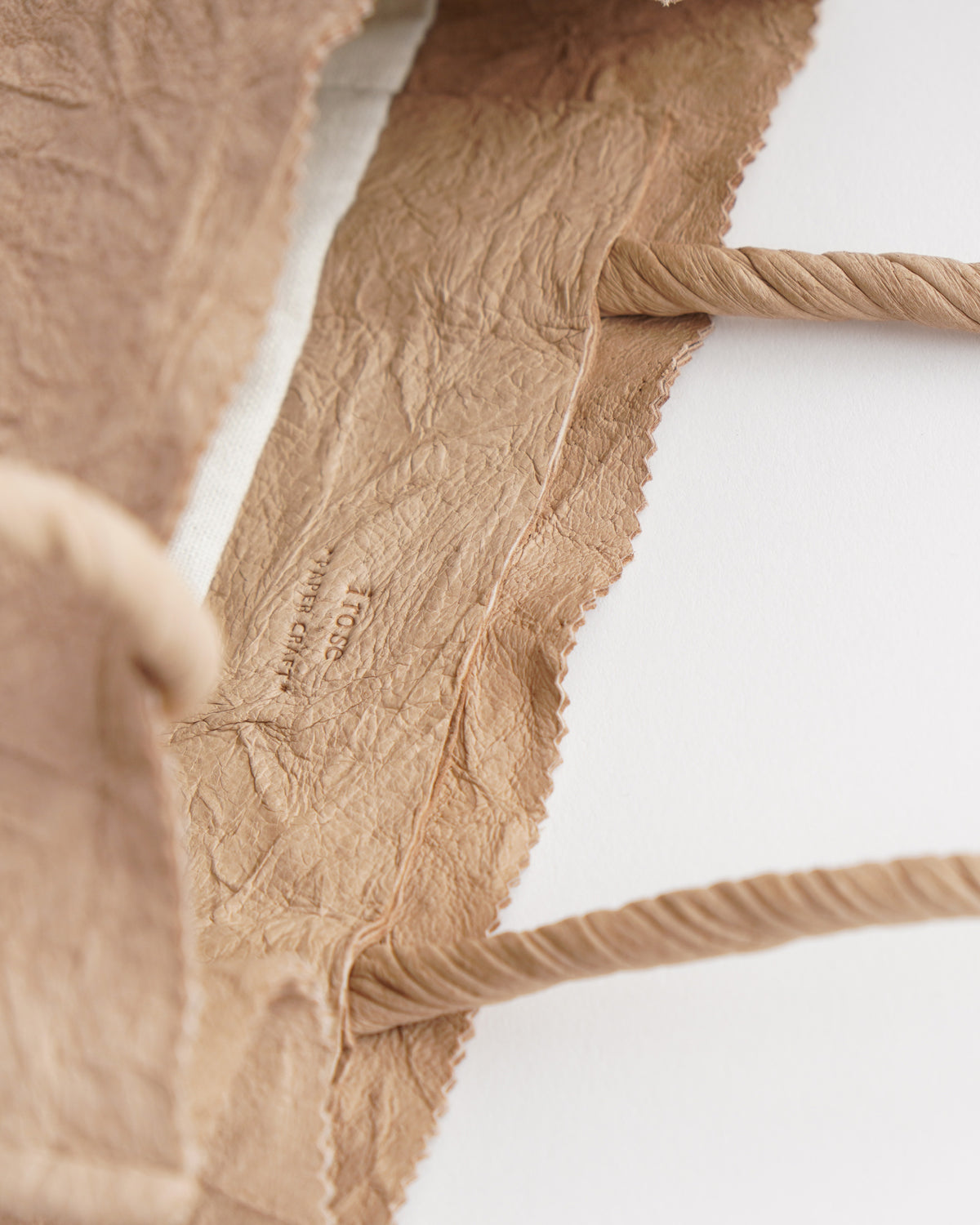 Paper Leather Tote Bag - S
