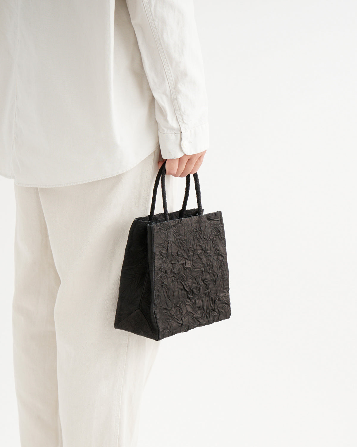 Paper Leather Tote Bag - S