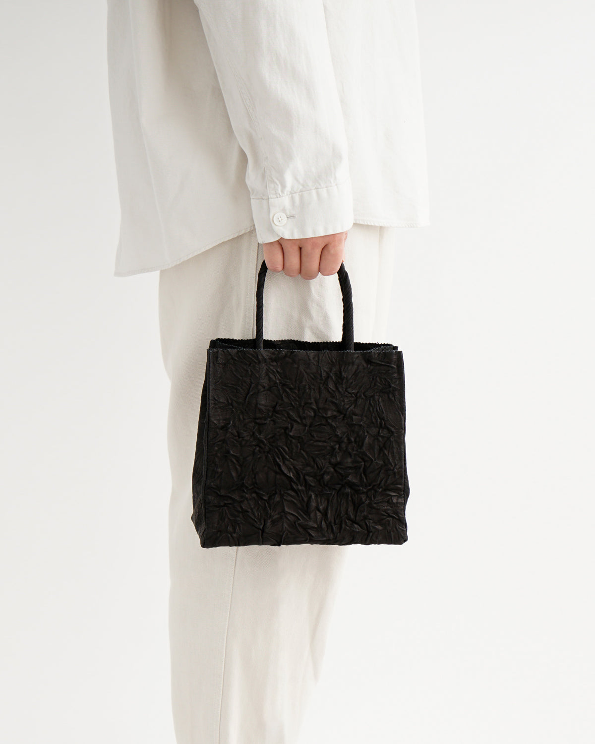 Paper Leather Tote Bag - S