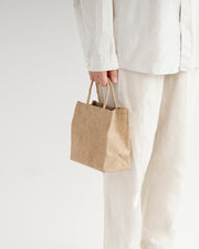 Paper Leather Tote Bag - S