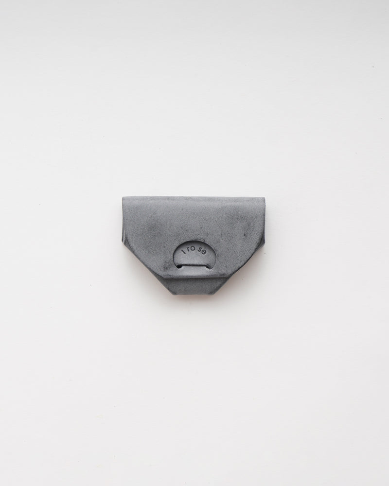 Seamless Coin Case - Waxed Black