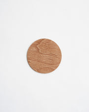 Wood Leather Coaster