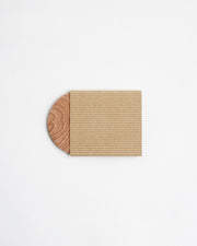 Wood Leather Coaster