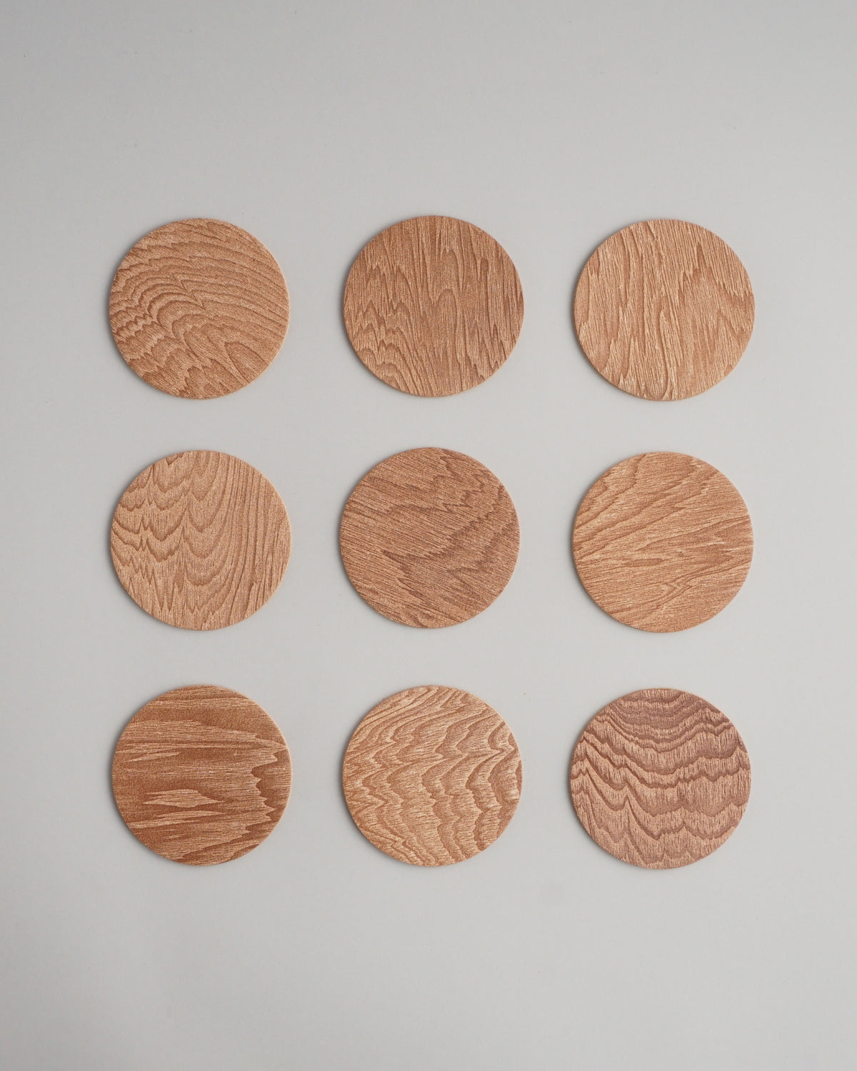 Wood Leather Coaster