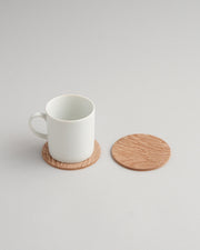 Wood Leather Coaster