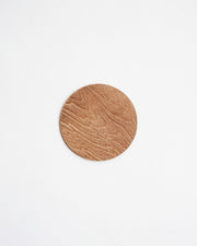 Wood Leather Coaster