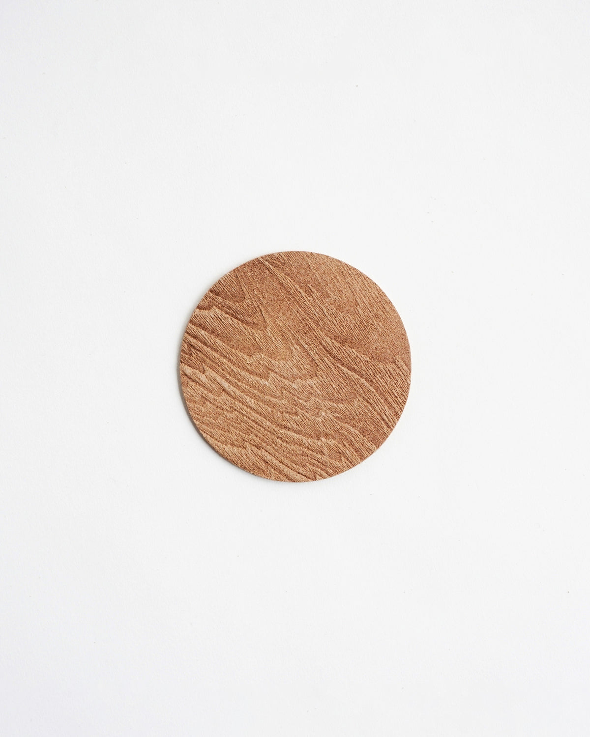 Wood Leather Coaster